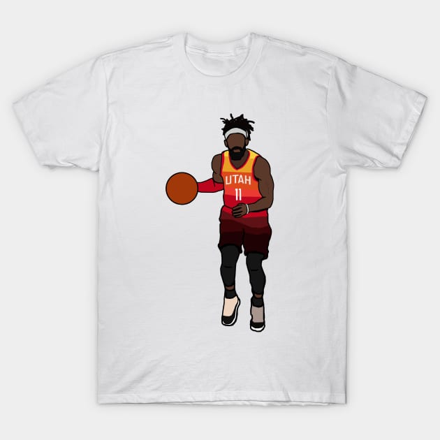 Mike Conley Utah Jazz T-Shirt by xavierjfong